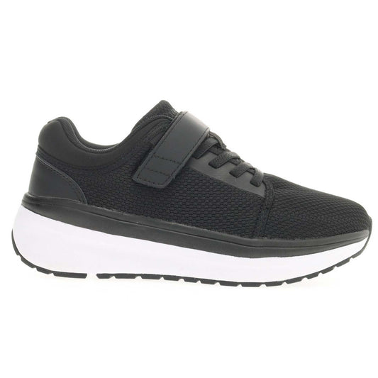 Propet Women's Ultima FX Shoes - Outside side view of Women's Ultima FX Shoes in Black