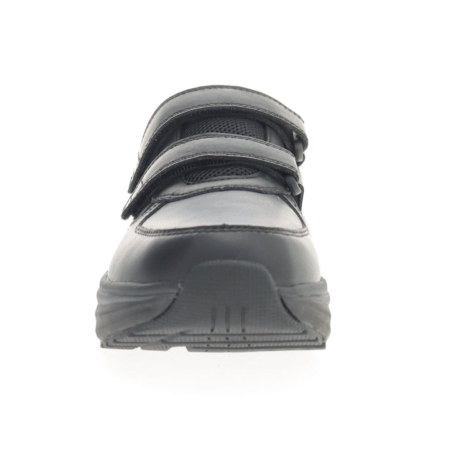 Front view of Black Women's Ultima Strap walking shoes