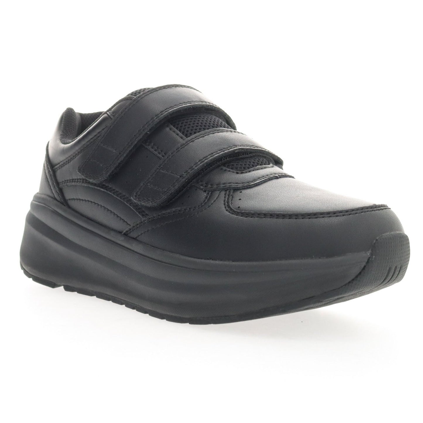 Angled side view- Women's Ultima Strap Athletic sneakers