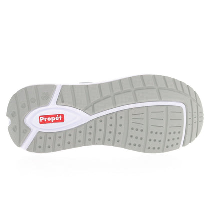 Bottom sole view of the robust rubber tread inserts on the Women's Ultima Strap Athletic shoes that give grip & traction on any terrain