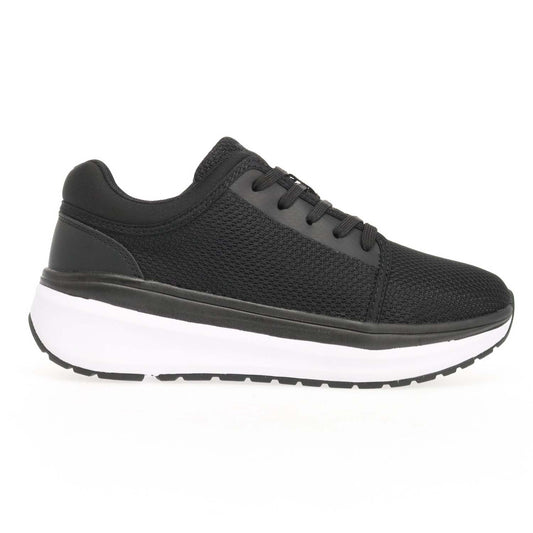 Propet Women's Ultima X Athletic Shoes - Outside side view- Women's Ultima X Athletic Shoes  in Black