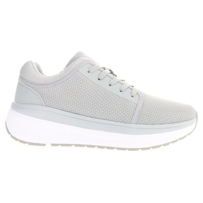 Outside side view- Women's Ultima X Athletic Shoes in Grey