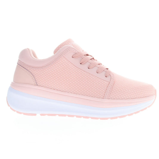 Propet Women's Ultima X Athletic Shoes - Outside side view- Women's Ultima X Athletic Shoes in Pink