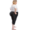 Wear Ease 615 High Waist Compression Capri Plus Size