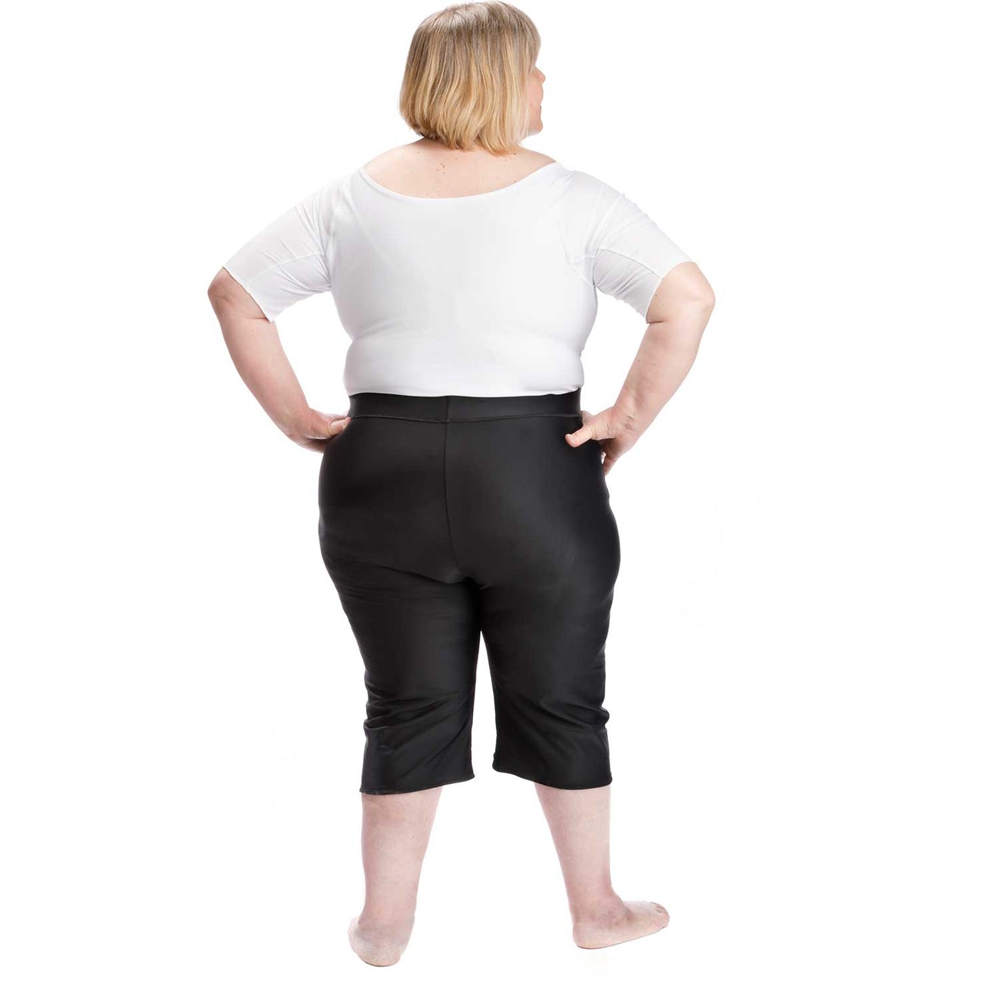 Wear Ease 615 High Waist Compression Capri Plus Size