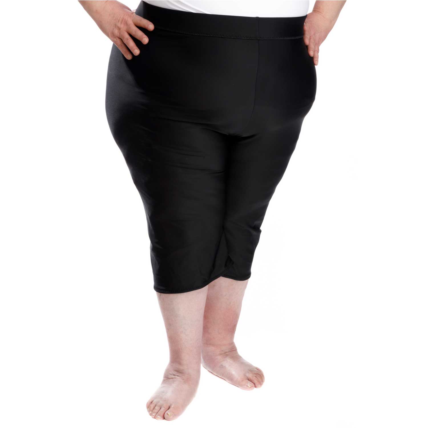 Wear Ease 615 High Waist Compression Capri Plus Size