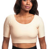 Wear Ease 785 Compression Crop Top Nude front