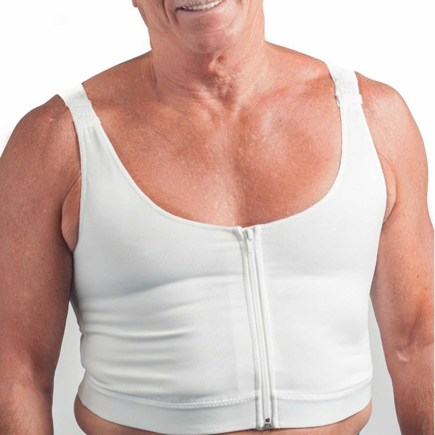 Wear Ease 799 Men's Compression Vest w/Removable Drain Tube