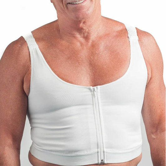 Wear Ease 799 Men's Compression Vest w/Removable Drain Tube - Wear Ease 799 Men's Compression Vest w/Removable Drain Tube