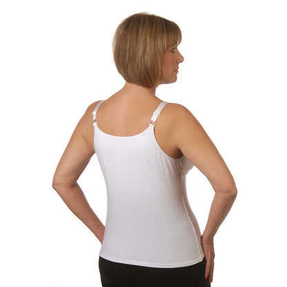 Wear Ease 904 Beth Camisole w/Fiberfill Breast Forms & Drainage Tube Pouches