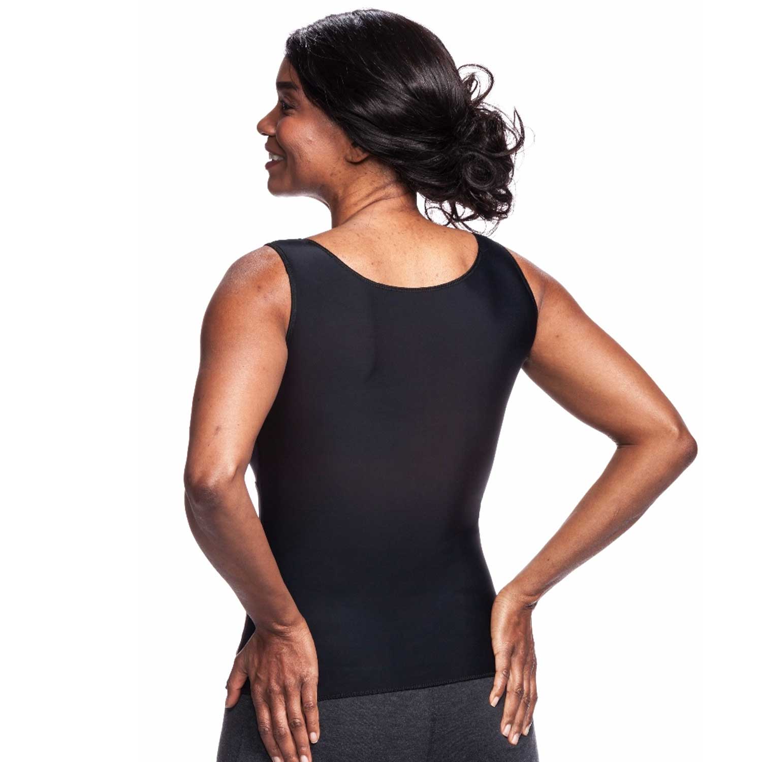 Wear Ease 912 Compression Camisole Black back