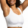 Wear Ease 797 Women's Compression Vest w/Removable Drainage Pouches White