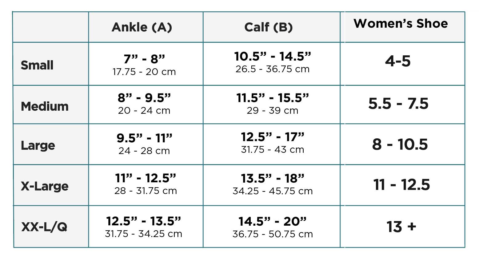 AmesWalker Women's Socks Sheer Knee High Size Chart