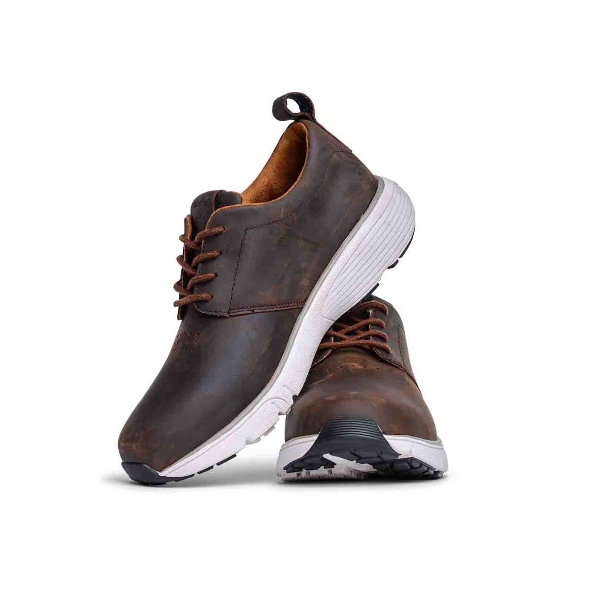 Dr. Comfort Men's Roger Athletic Casual (Brown)