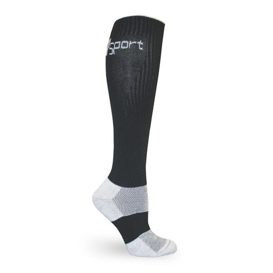 Core-Sport by Therafirm Unisex Athletic Performance Sock 15-20 mmHg - Core-Sport by Therafirm Unisex Athletic Performance Sock - 15-20 mmHg - Black