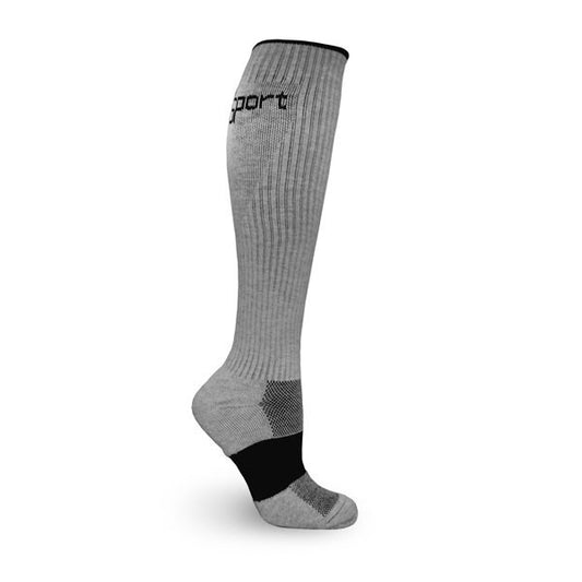 Core-Sport by Therafirm Unisex Athletic Performance Sock 15-20 mmHg - Core-Sport by Therafirm Unisex Athletic Performance Sock - 15-20 mmHg - Grey