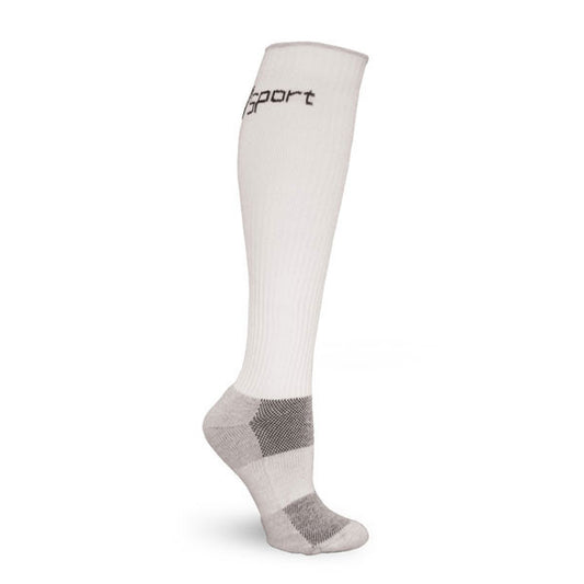 Core-Sport by Therafirm Unisex Athletic Performance Sock 15-20 mmHg - Core-Sport by Therafirm Unisex Athletic Performance Sock - 15-20 mmHg - White