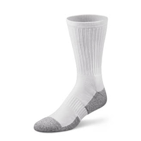 Dr. Comfort Unisex Diabetic Crew Socks - White