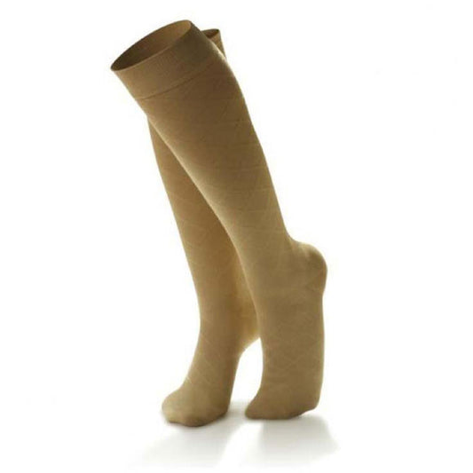 Dr. Comfort Women's Micro-Nylon Knee High Trouser Socks 10-15 mmHg - Dr. Comfort Women's Micro-Nylon Casual Knee High Trouser Socks - 10-15 mmHg