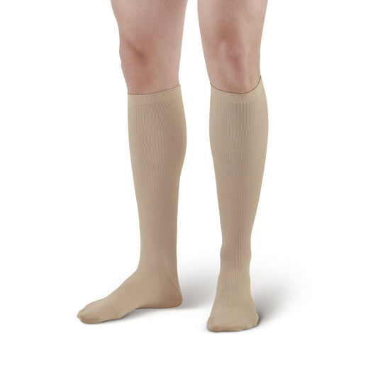 AW 103 Men's Knee High Socks 15-20 mmHg - Ames Walker Compression Men's Knee High Socks - Khaki