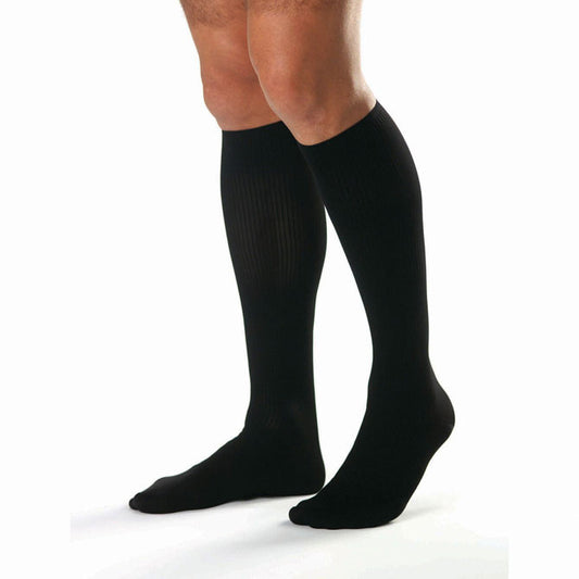 Jobst for Men Ribbed Knee High Socks 15-20 mmHg - Jobst for Men Ribbed Knee High Socks - 15-20 mmHg