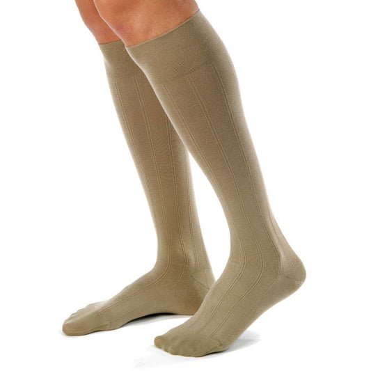 Jobst for Men Casual Knee High Socks 15-20 mmHg - Jobst for Men Casual Closed Toe Knee High Socks - 15-20 mmHg