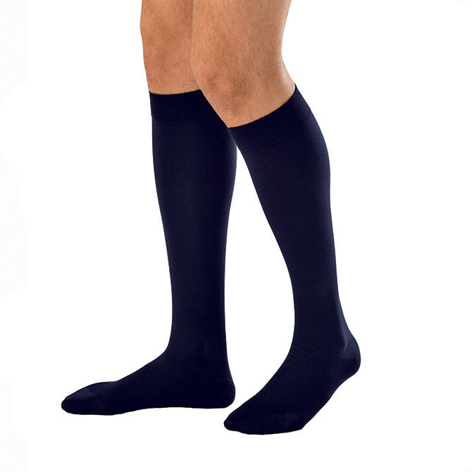 Jobst For Men Compression Knee Highs Navy 30-40 mmHg