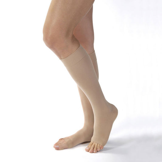 Jobst Opaque Open Toe Knee Highs 15-20 mmHg - Jobst Opaque Open Toe Knee Highs - 15-20 mmHg