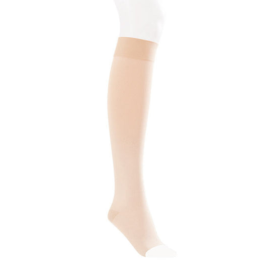 Jobst Opaque SoftFit Open Toe Knee Highs 15-20 mmHg - Jobst Opaque SoftFit Open Toe Knee Highs- 15-20 mmHg - Natural