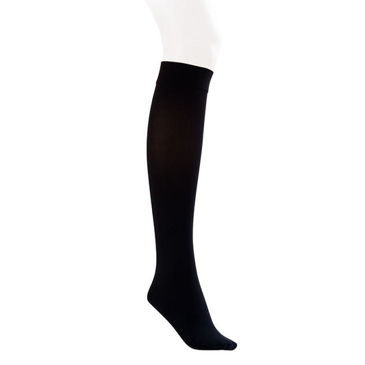 Jobst Opaque SoftFit Knee Highs 15-20 mmHg - Jobst Opaque SoftFit Closed Toe Knee Highs - 15-20 mmHg - Black