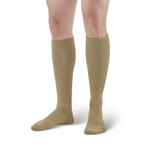 AW 120 /125 /150 Coolmax Knee High Socks 20-30 mmHg - Ames Walker Styles Coolmax Over-the-Calf Socks Nude- 20-30 mmHg