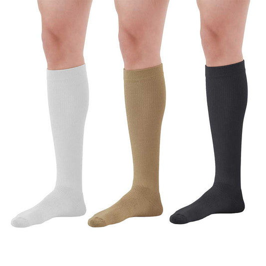 AW 120 /125 /150 Coolmax Knee High Socks 20-30 mmHg (Variety 3 Pack) - AW Styles Coolmax Over-the-Calf Socks Variety Pack - 20-30 mmHg (3-pack)