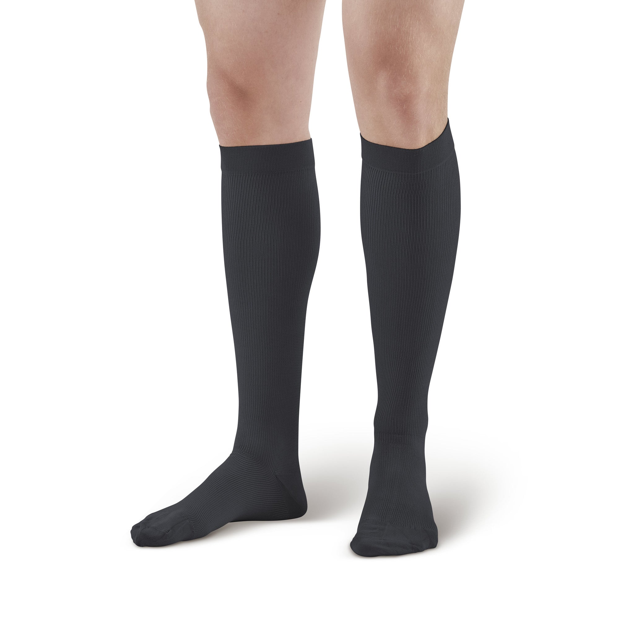 AW Style 126 Men's Microfiber Knee High Socks 30-40 mmHg