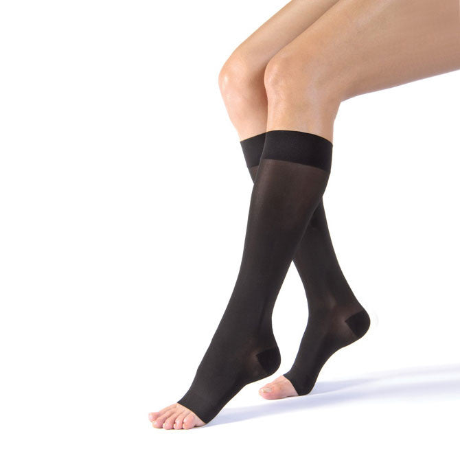 Jobst UltraSheer Open Toe Knee Highs - 15-20 mmHg