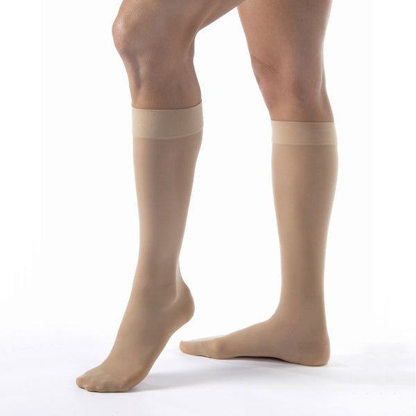 Jobst For Men Knee High Ribbed Closed Toe Socks 115088 Medical Compression  20-30 Black - Men's Socks - Easton Shoes