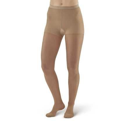 AW Style 33 Sheer Support Closed Toe Pantyhose - 20-30 mmHg - Beige