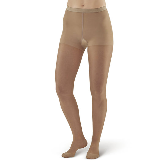 AW Style 33 Sheer Support Pantyhose 20-30 mmHg - AW Style 33 Sheer Support Closed Toe Pantyhose - 20-30 mmHg - Beige