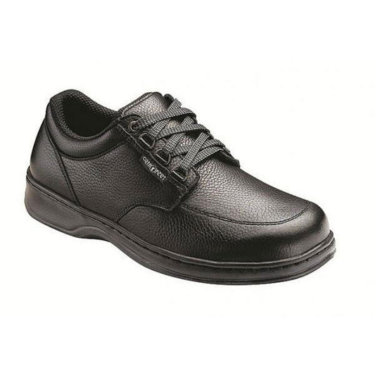 Orthofeet Men's Avery Island Napa Leather Shoes - Orthofeet Men's Avery Island Napa Leather Shoes - Black