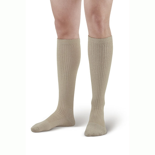 AW Men's Casual Knee High Socks 15-20 mmHg - AW Men's Casual Knee High Socks - 15-20 mmHg Tan