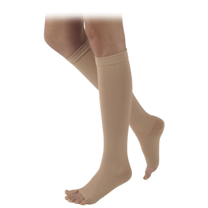 Sigvaris 503 Rubber Series Open Toe Knee Highs - 30-40 mmHg