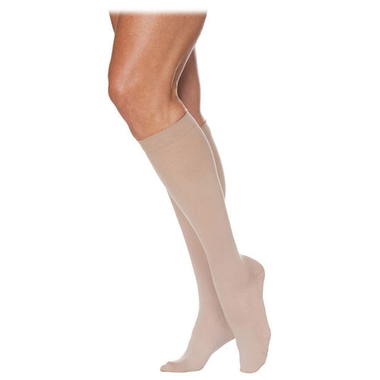 Sigvaris Style 782 Women's Sheer Knee Highs 20-30 mmHg - Sigvaris 782 EverSheer Closed Toe Knee Highs - 20-30 mmHg - Natural