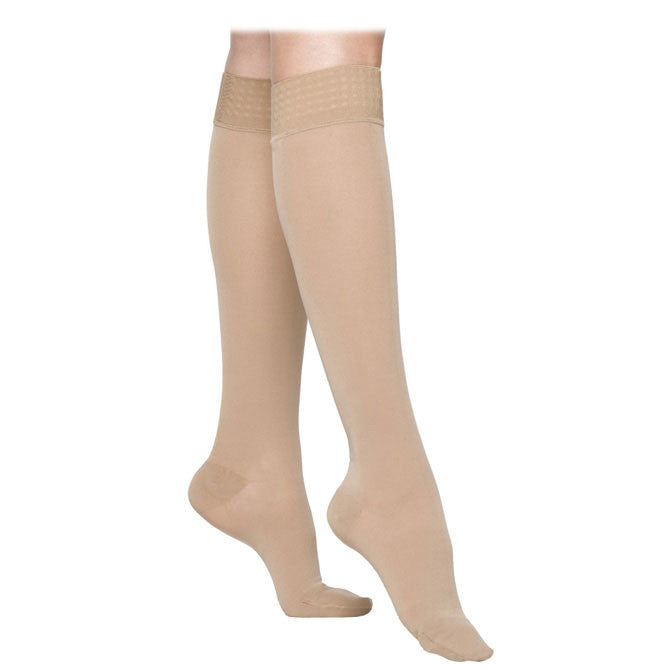 Sigvaris 862 Select Comfort Women's Closed Toe Knee Highs w/Grip Top -20-30 mmHg