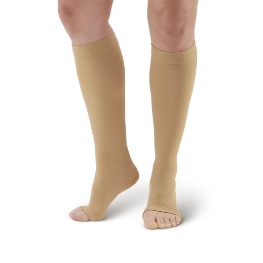 AW Style 322 Anti-Embolism Open Toe Knee High Stockings 18 mmHg - AW Style 322 Anti-Embolism Open Toe Knee High Stockings - 18 mmHg