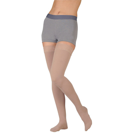 Juzo 3512 Dynamic Soft Thigh Highs 30-40 mmHg - Juzo 3512 Dynamic (Varin) Soft Closed Toe Thigh Highs - 30-40 mmHg