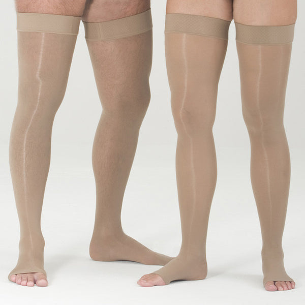 Gabrialla Sheer Elegance Thigh High Compression Stockings (23-30mmHg)