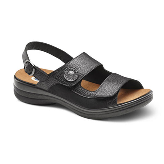 Dr. Comfort Women's Lana Stretchable Sandals - Dr. Comfort Women's Lana Stretchable Double Velcro Sandals