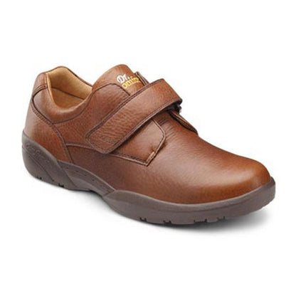 Dr. Comfort Men's Casual Comfort William Shoes - Chestnut