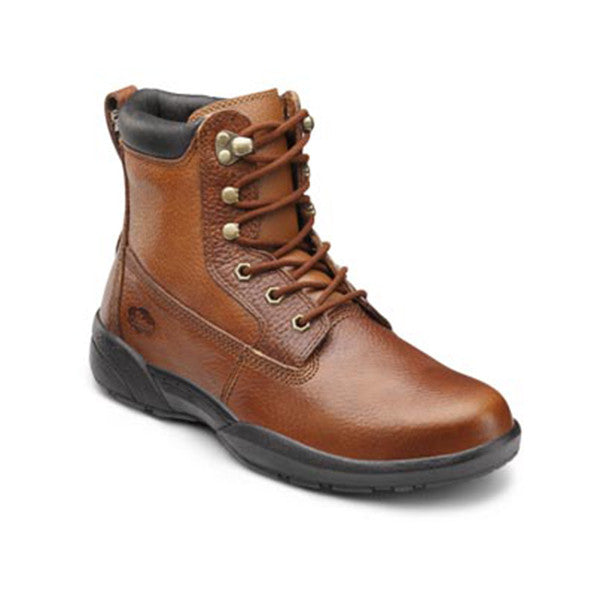 Dr. Comfort Men's Boss Work Boots - Chestnut