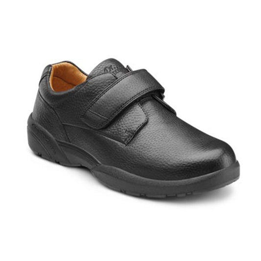 Dr. Comfort Men's William X Leather Shoes - Dr. Comfort Men's William X Leather w/Velcro Shoes