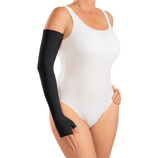 Mediven Harmony Lymphedema Armsleeve/Gauntlet w/Silicone Band 30-40 mmHg - Medi Harmony Lymphedema Armsleeve w/Gauntlet Silicone Top Band - 30-40 mmHg - Black